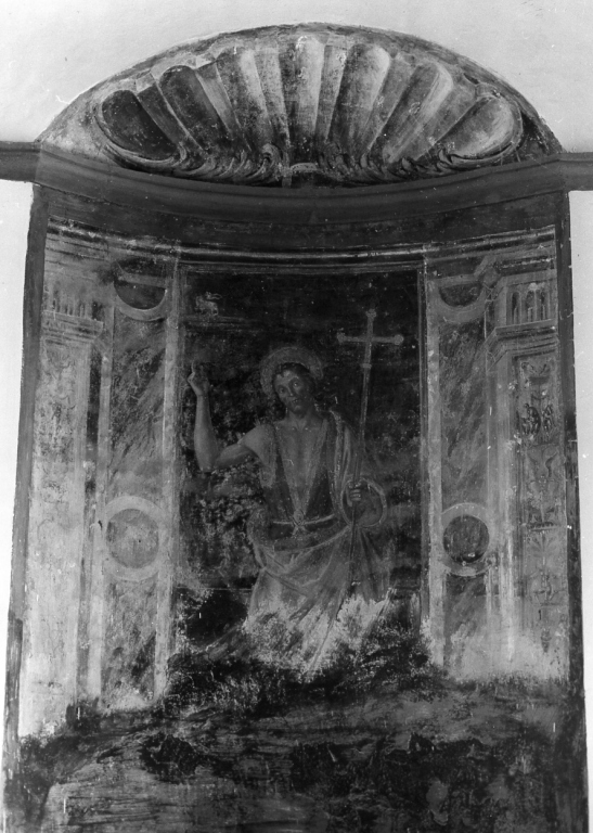 San Giovanni Battista (dipinto) di Antonio del Massaro detto Pastura (maniera) (sec. XV)