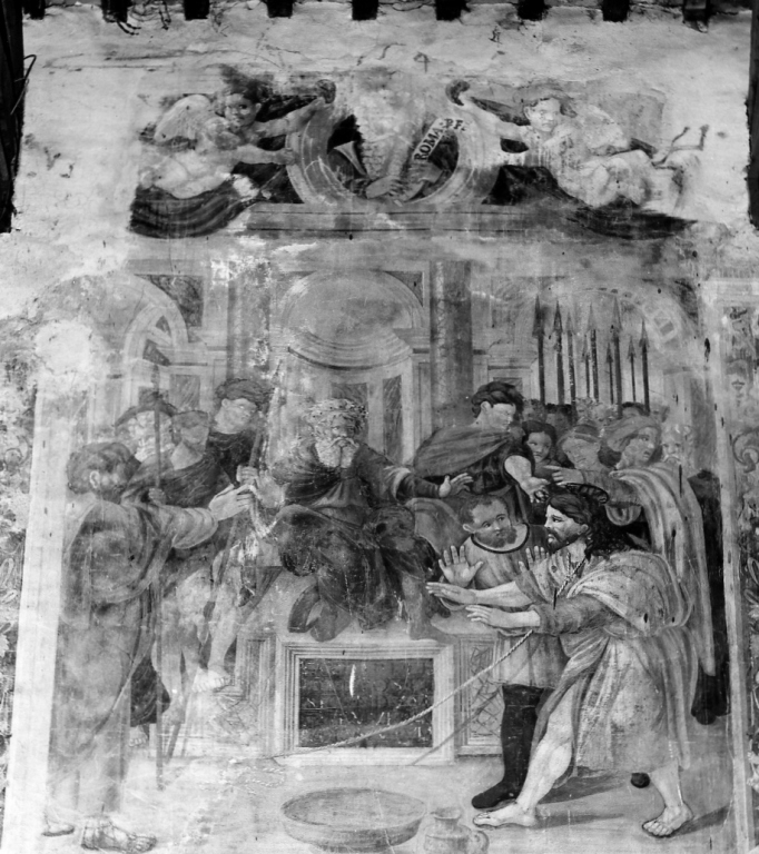 Cristo davanti a Pilato (dipinto) - ambito romano (sec. XVI)