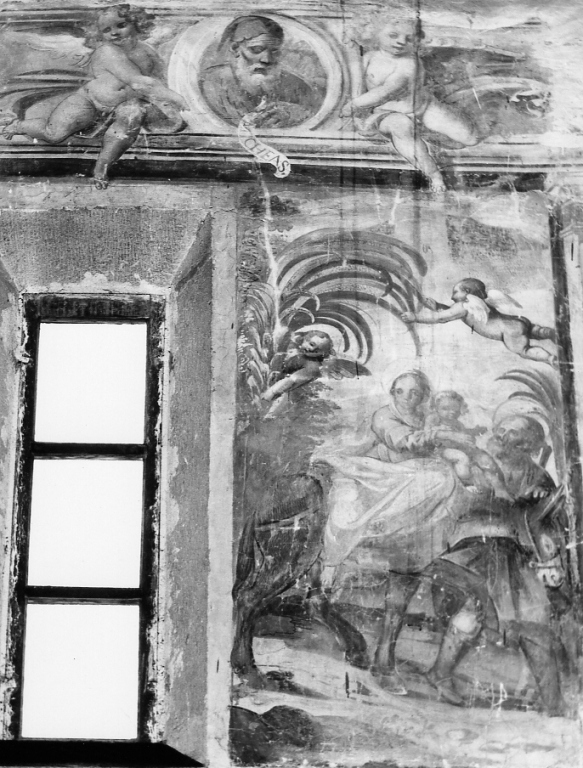 fuga in Egitto (dipinto) - ambito viterbese (sec. XVII)