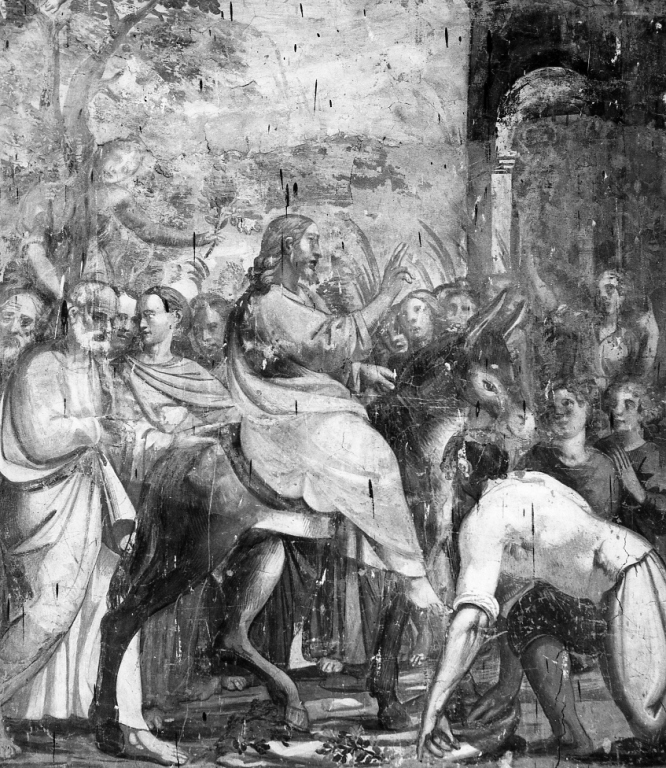 entrata di Cristo in Gerusalemme (dipinto) - ambito romano (prima metà sec. XVII)