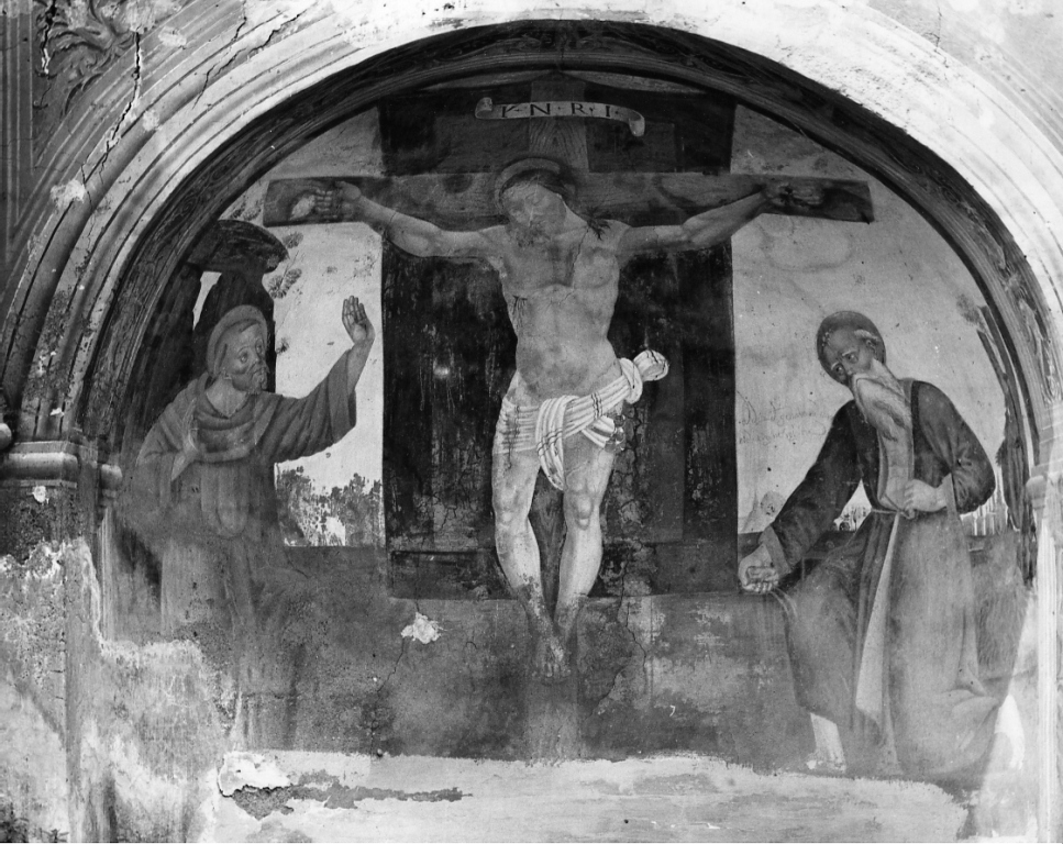 crocifissione (dipinto) - ambito viterbese (prima metà sec. XVI)