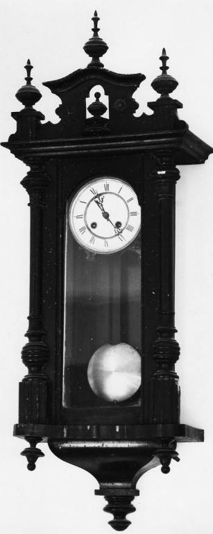 cassa di orologio a pendolo - ambito viterbese (fine/inizio secc. XIX/ XX)