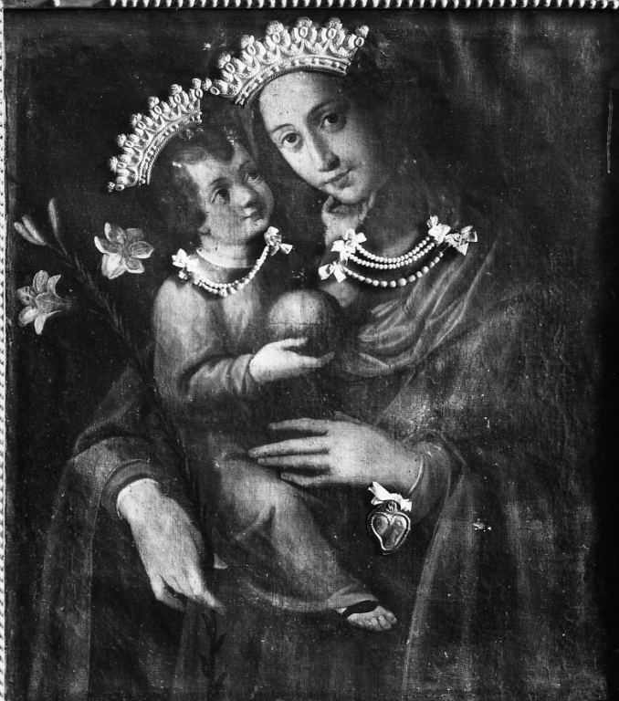 Madonna con Bambino (dipinto) - ambito viterbese (fine sec. XVII)