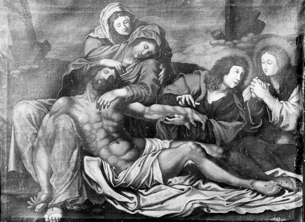 deposizione (dipinto) - ambito viterbese (sec. XVII)