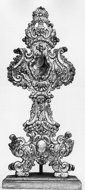 reliquiario - a ostensorio - ambito viterbese (sec. XVIII)
