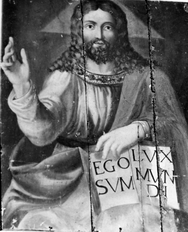 Cristo benedicente (dipinto) - ambito viterbese (sec. XVI)