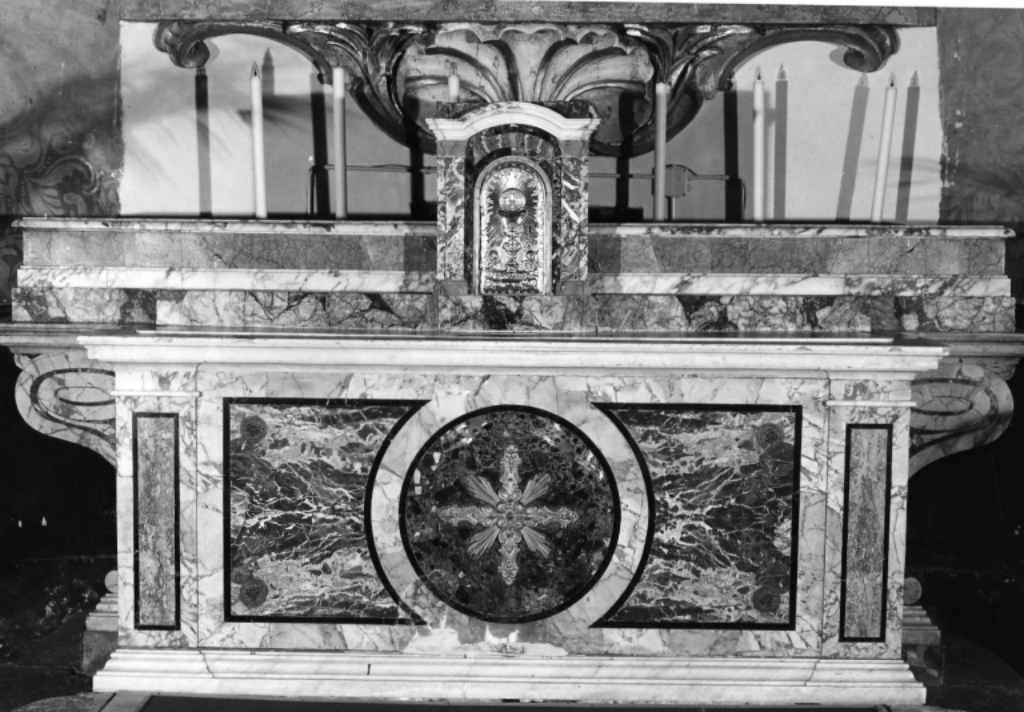 altare maggiore - ambito viterbese (seconda metà sec. XVIII)