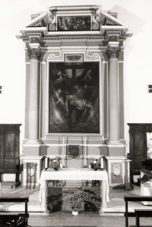 altare maggiore - ambito laziale (metà sec. XVII)