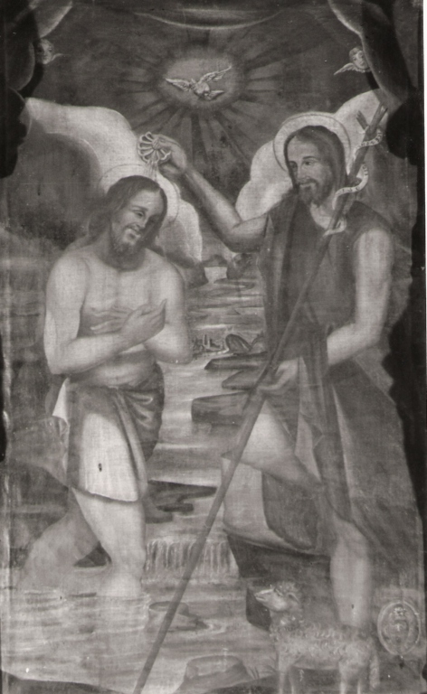 battesimo di Cristo (dipinto) - ambito viterbese, ambito umbro (metà sec. XVII)