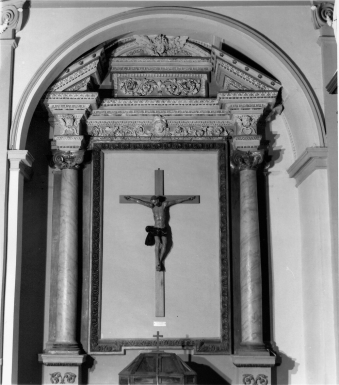 altare - ambito laziale (seconda metà sec. XVI)