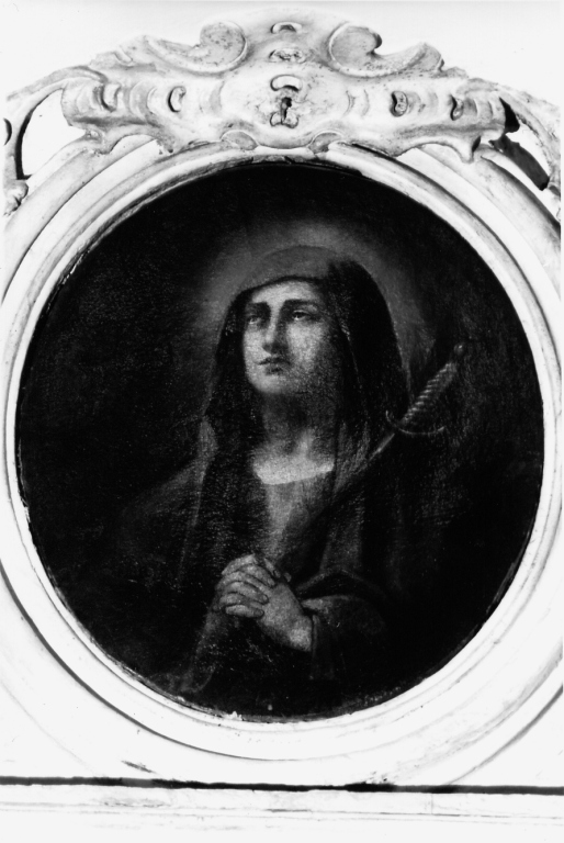Madonna Addolorata (dipinto) di Corvi Domenico (maniera) (metà sec. XVIII)