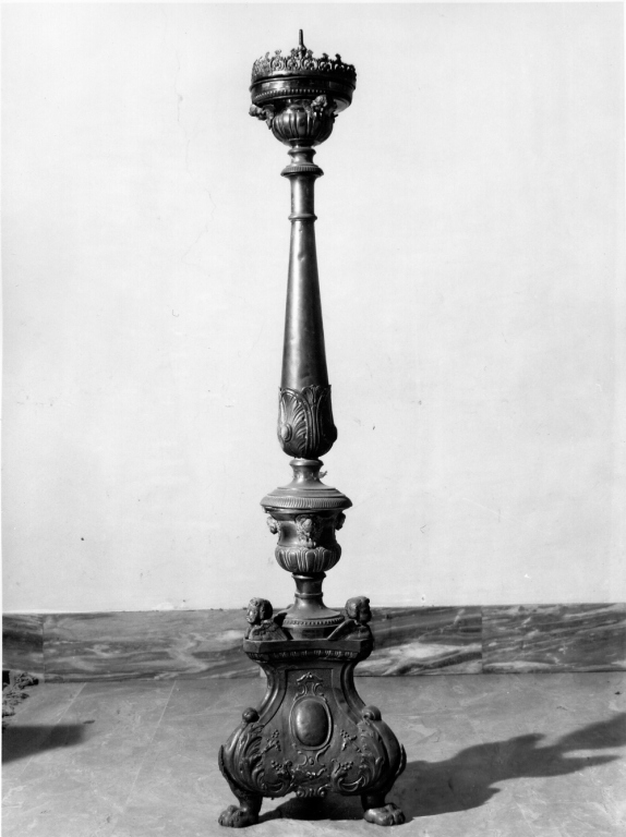 candelabro - ambito laziale (fine sec. XIX)