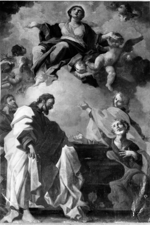 assunzione della Madonna (dipinto) - ambito romano, ambito emiliano (fine/inizio secc. XVII/ XVIII)