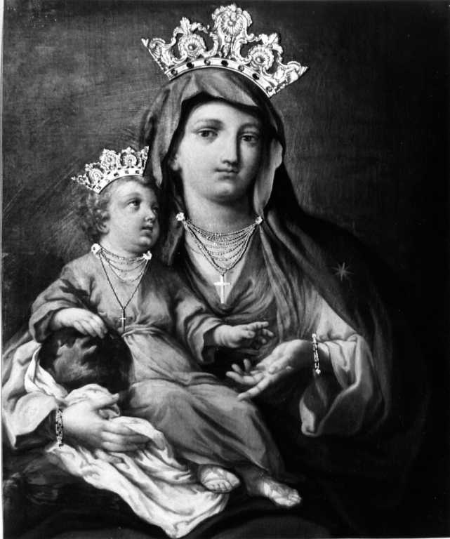 Madonna con Bambino (dipinto) di Conca Sebastiano (attribuito) (primo quarto sec. XVIII)