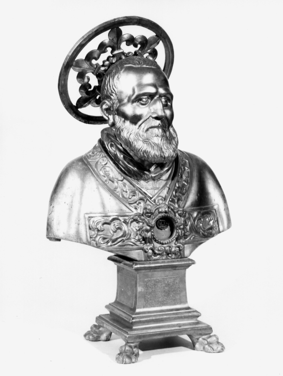 San Filippo Neri (reliquiario - a busto) - ambito laziale (sec. XVIII)