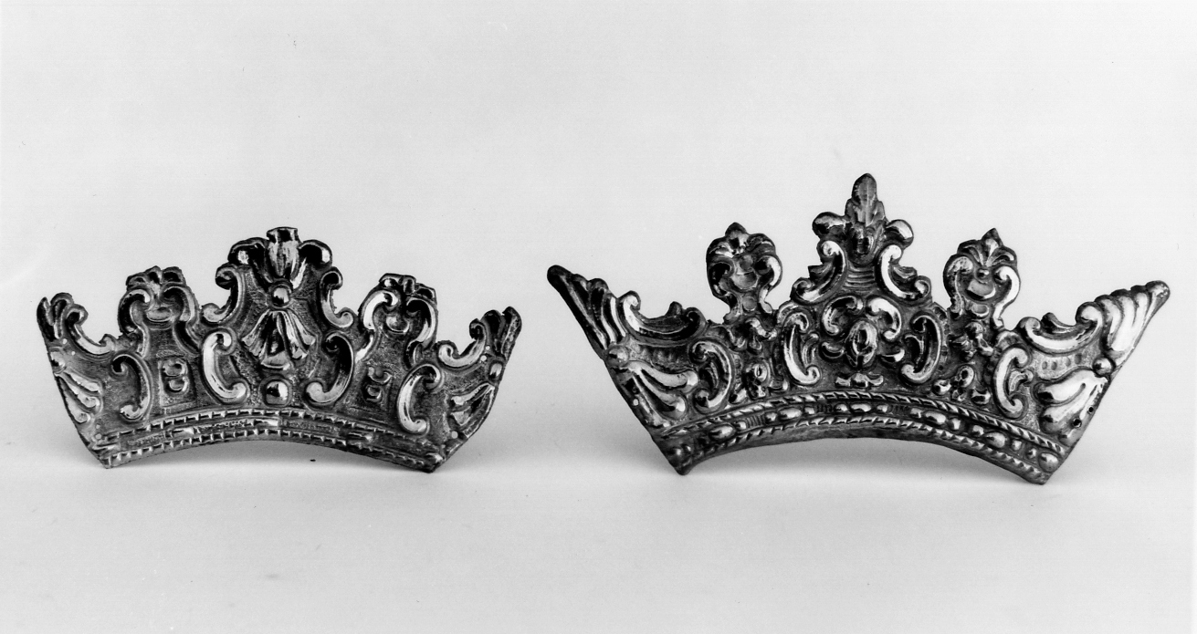 corona da dipinto - ambito laziale (sec. XVIII)