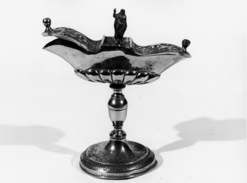 navicella portaincenso - ambito laziale (sec. XVIII)