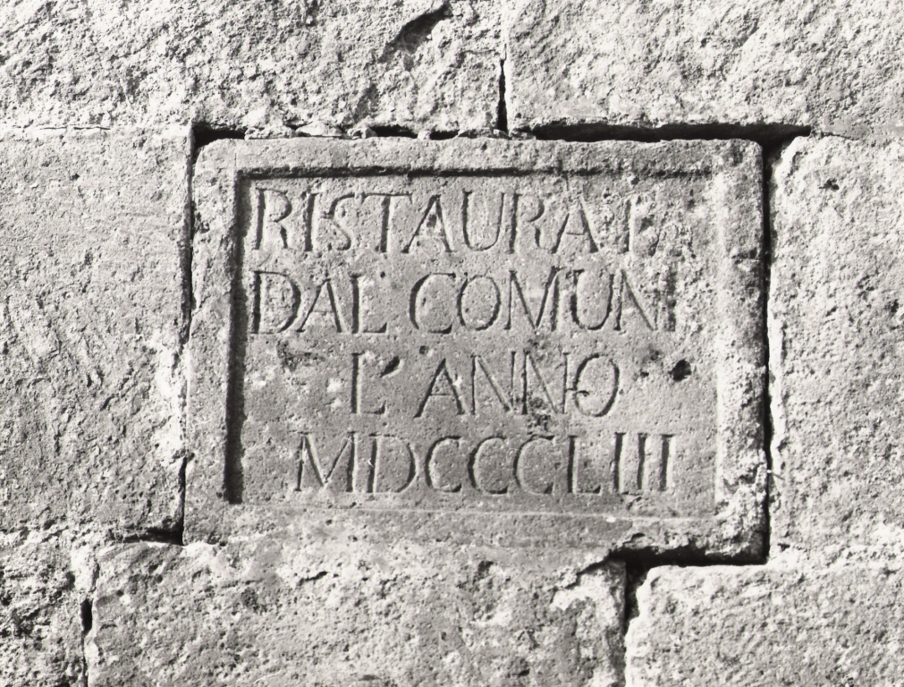 lapide - ambito laziale (sec. XIX)