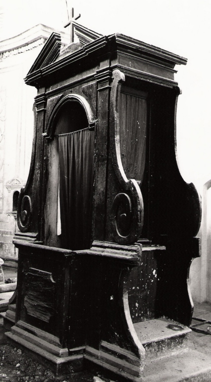 confessionale - ambito laziale (sec. XVIII)