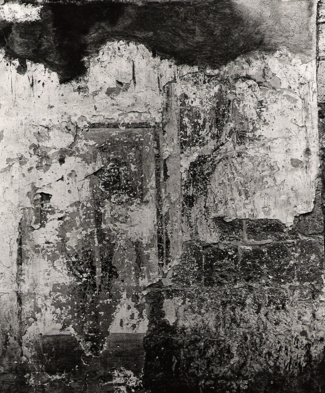 elementi decorativi e figure (dipinto) - ambito laziale (sec. XV)