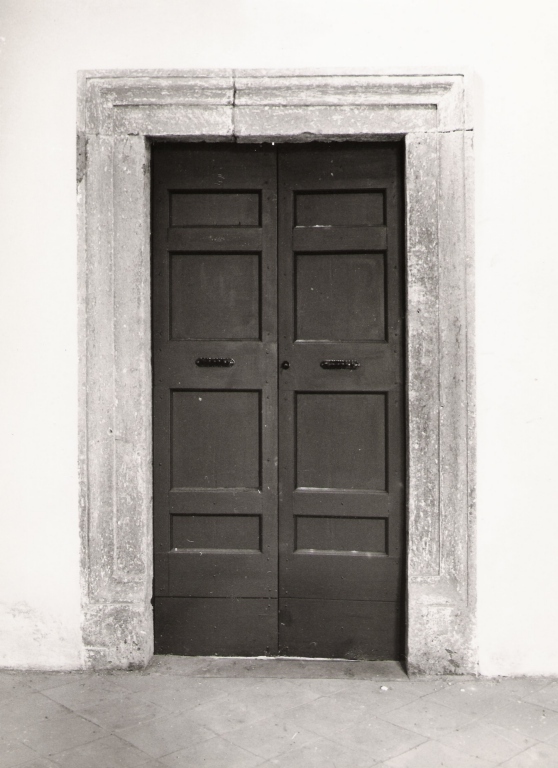 mostra di portale - ambito laziale (secc. XVI/ XVII)