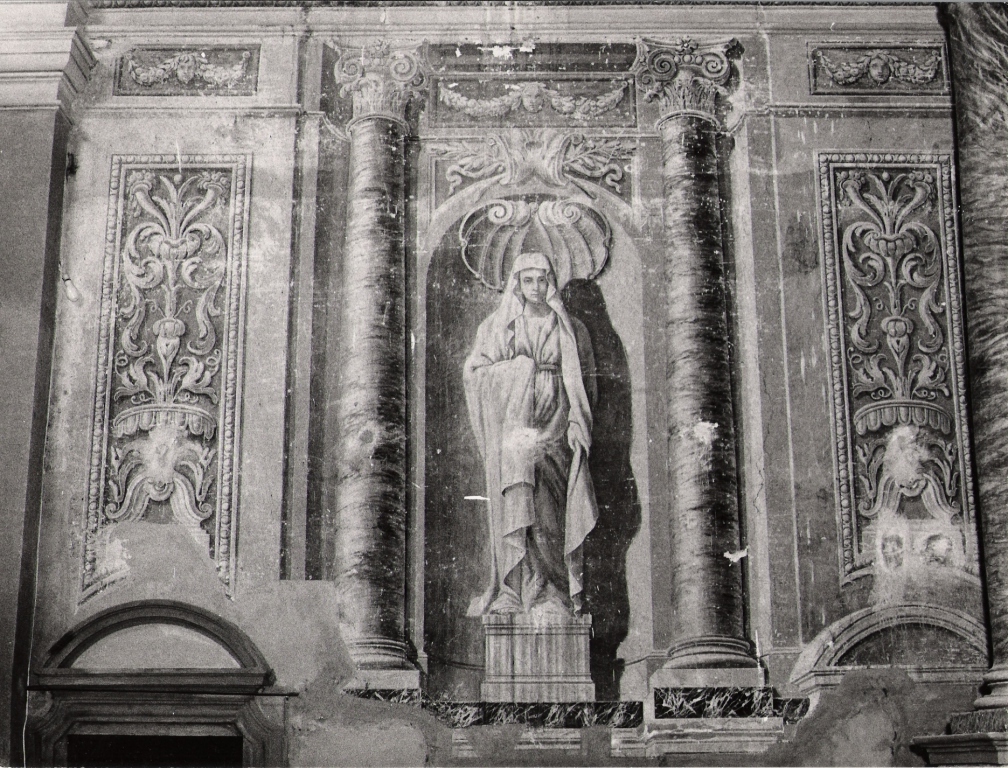 figure e motivi decorativi (decorazione pittorica) - ambito laziale (sec. XIX)