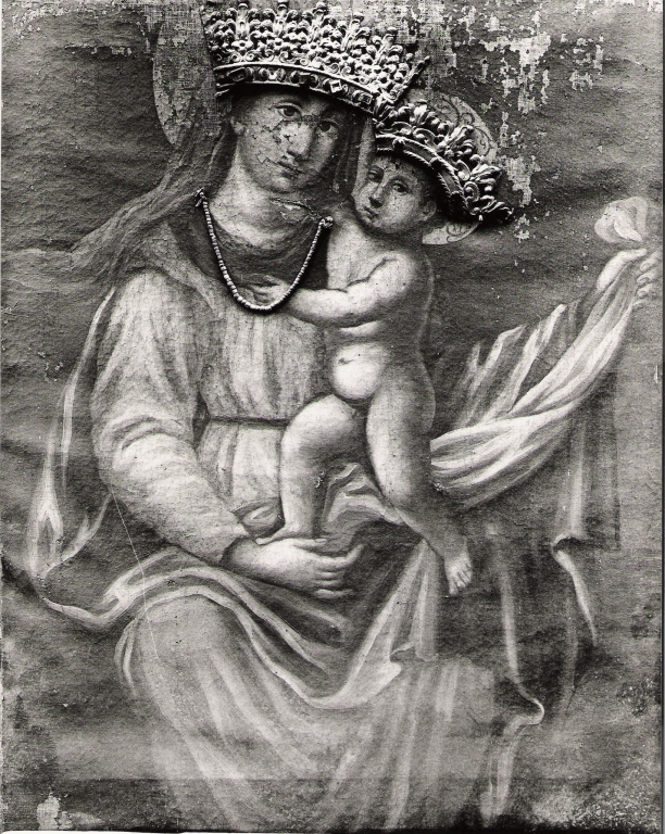 Madonna con Bambino (dipinto) - ambito laziale (secc. XVI/ XVII)
