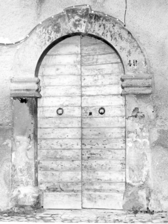 mostra di portale - ambito reatino (fine sec. XVIII)