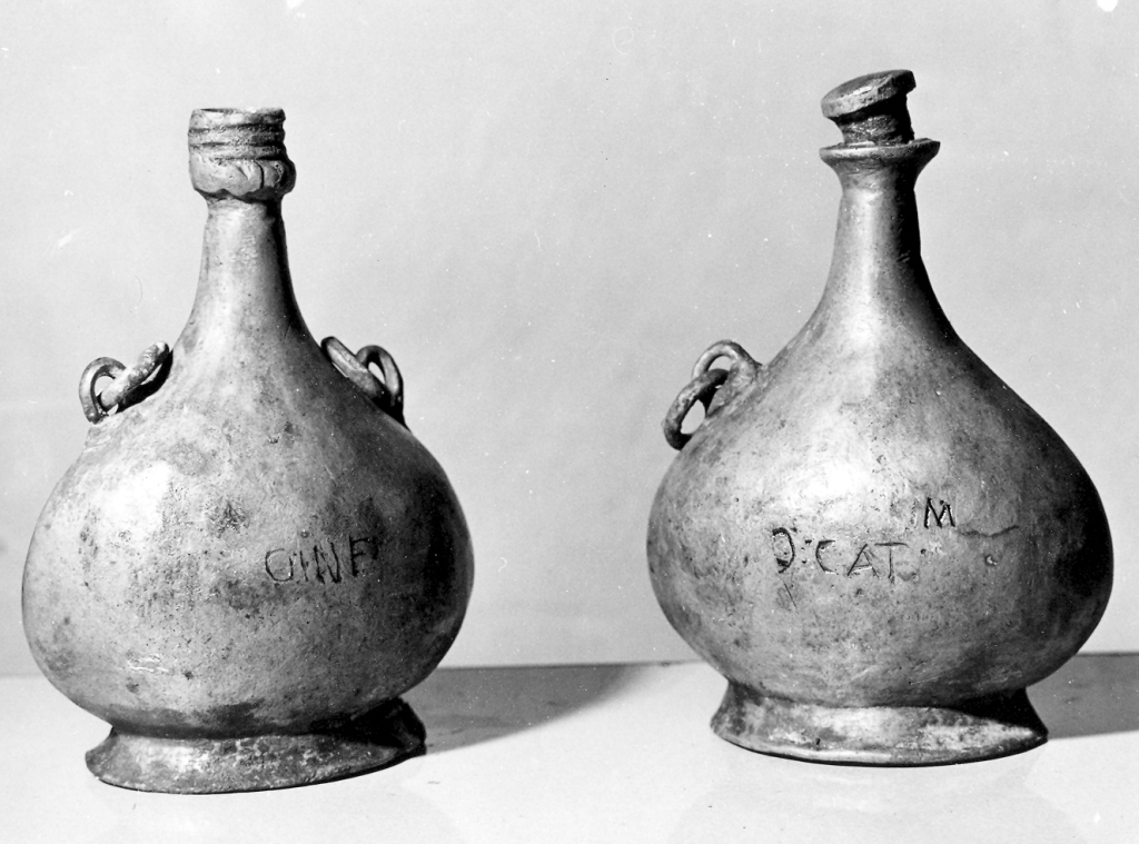 vasetti per oli santi - ambito romano (sec. XVIII)