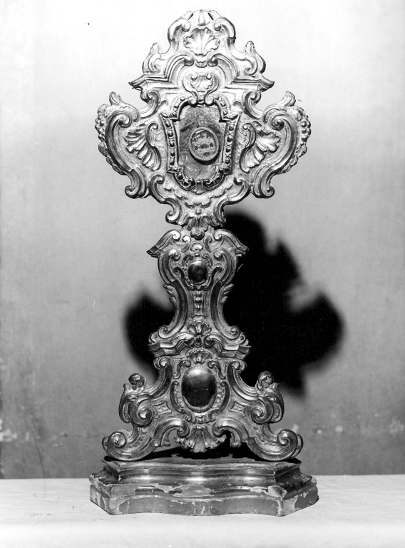reliquiario - a ostensorio - bottega romana (sec. XVIII)