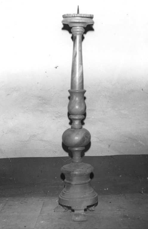 candelabro da chiesa - bottega laziale (sec. XIX)