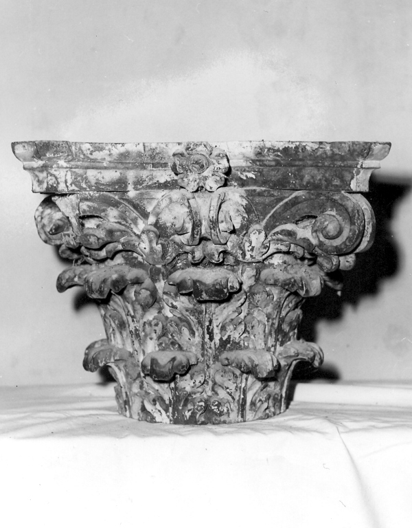 capitello corinzio - bottega romana (sec. XVII)