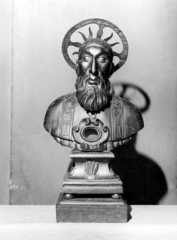 reliquiario - a busto - bottega laziale (seconda metà sec. XVIII)