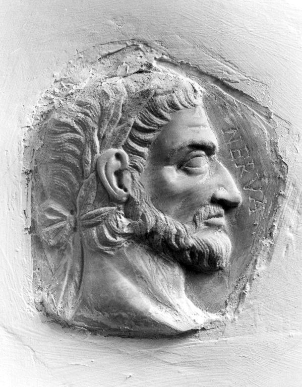 profilo dell'imperatore Nerva (rilievo) - ambito laziale (secc. XVIII/ XIX)