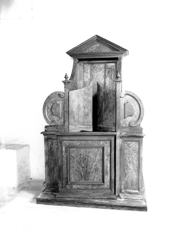 confessionale - bottega laziale (seconda metà sec. XVIII)