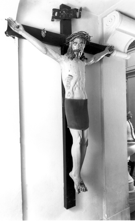 Cristo crocifisso dolente (crocifisso) - bottega laziale (seconda metà sec. XIX)