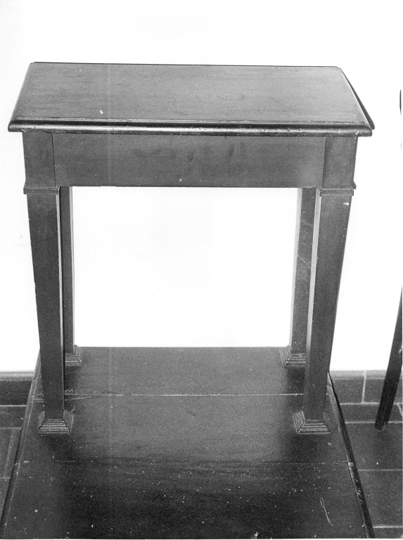 inginocchiatoio - ambito laziale (fine/inizio secc. XIX/ XX)