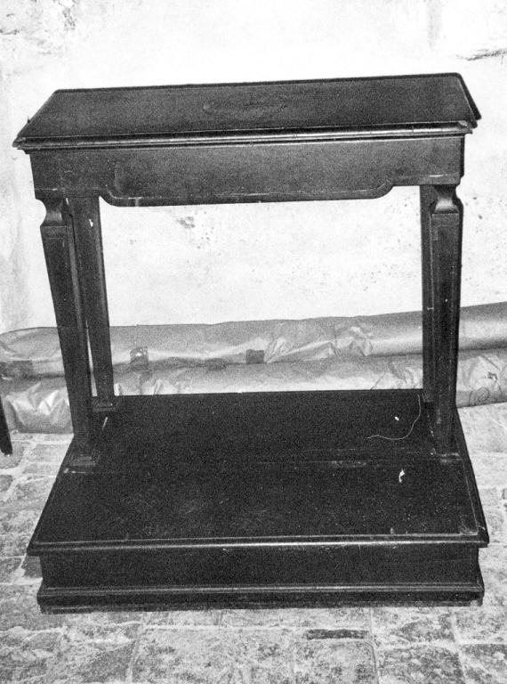 inginocchiatoio - ambito laziale (fine/inizio secc. XVIII/ XIX)