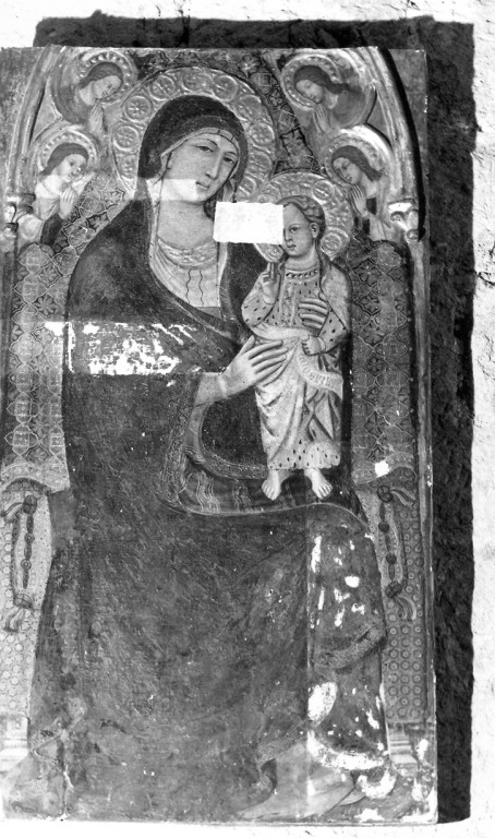 Madonna con Bambino (dipinto) di Andrea di Giovanni (attribuito) (fine/inizio secc. XIV/ XV)