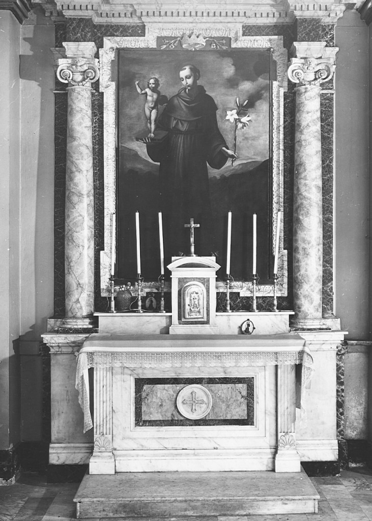 mostra d'altare - ambito laziale (seconda metà sec. XIX)