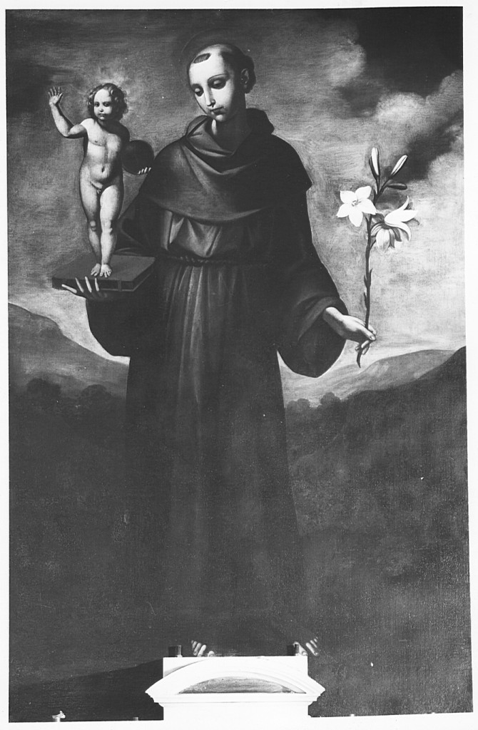 Sant'Antonio da Padova (dipinto) di Cesari Muzio (sec. XVII)