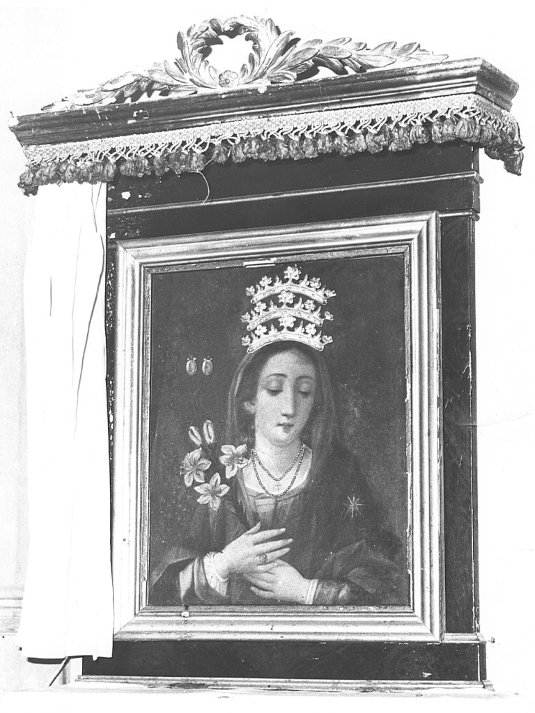 Madonna annunciata (dipinto) - ambito laziale (sec. XVIII)