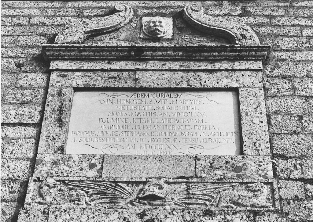 lapide commemorativa - ambito laziale (sec. XIX)