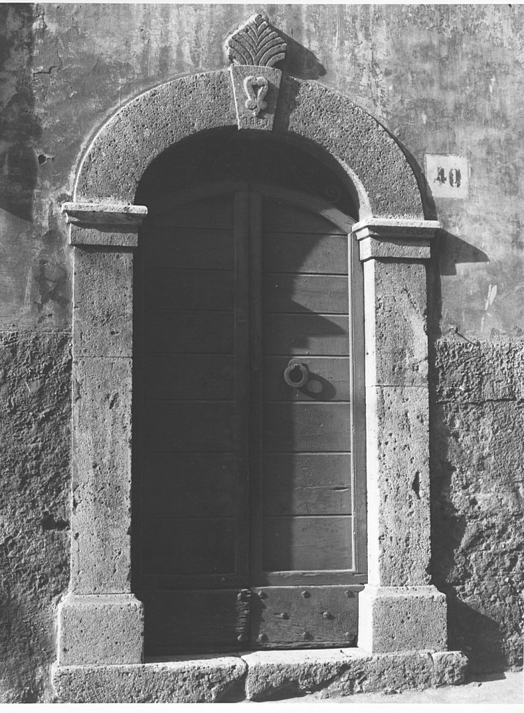 portale - ad arco - ambito laziale (sec. XIX)