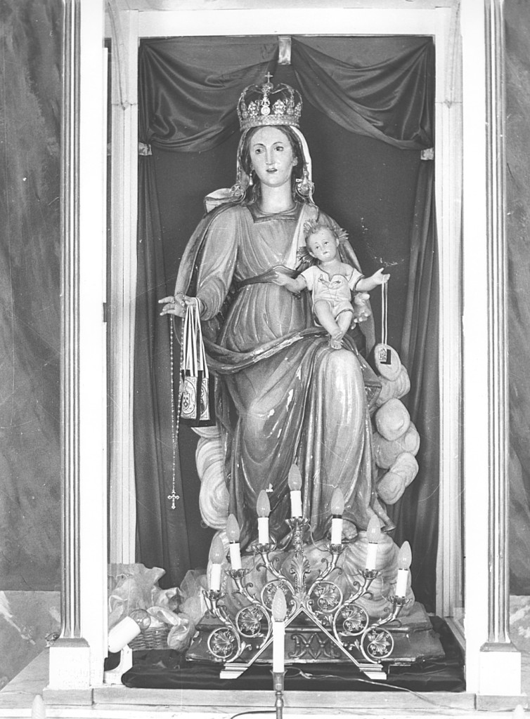 Madonna con Bambino (scultura) - ambito laziale (sec. XIX)