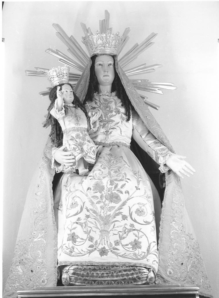 Madonna con Bambino (statua) - ambito laziale (sec. XIX)