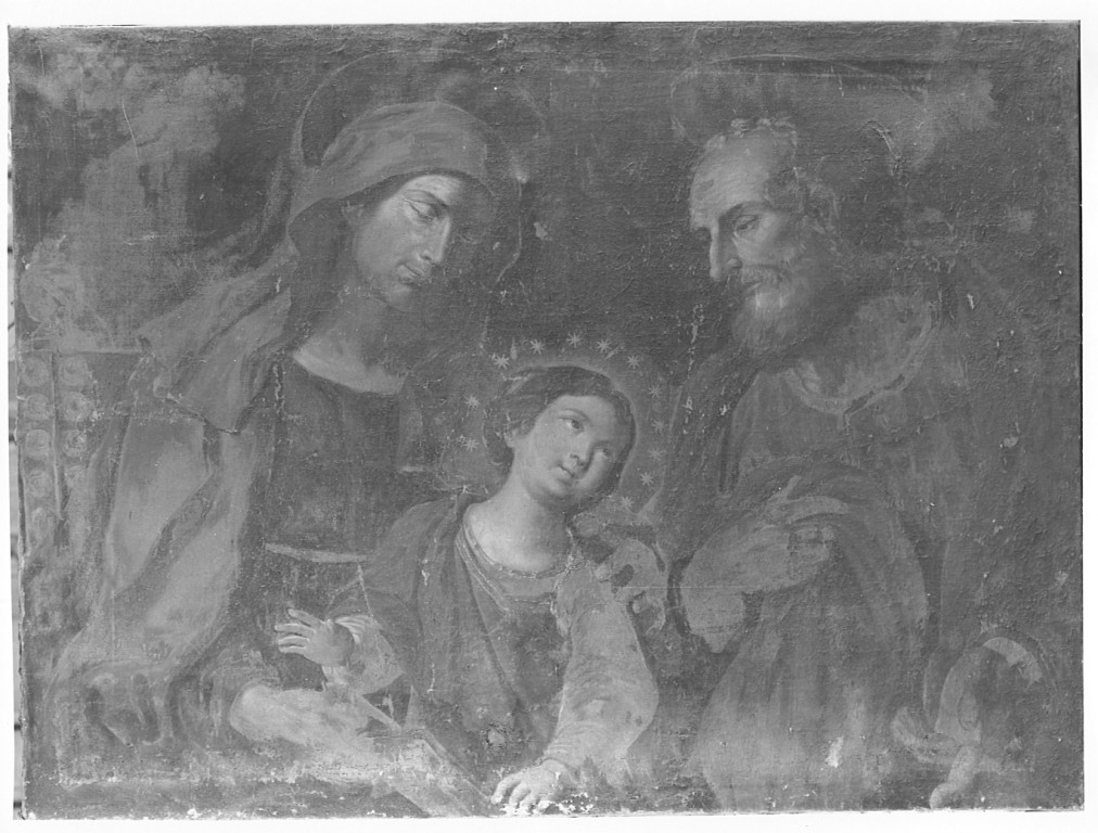 Sacra Famiglia (dipinto) - ambito laziale (sec. XIX)