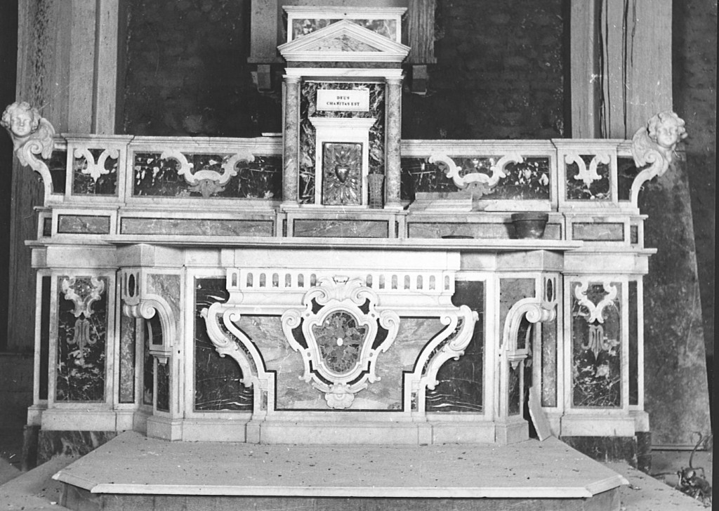 altare - ambito napoletano (fine/inizio secc. XVII/ XVIII)