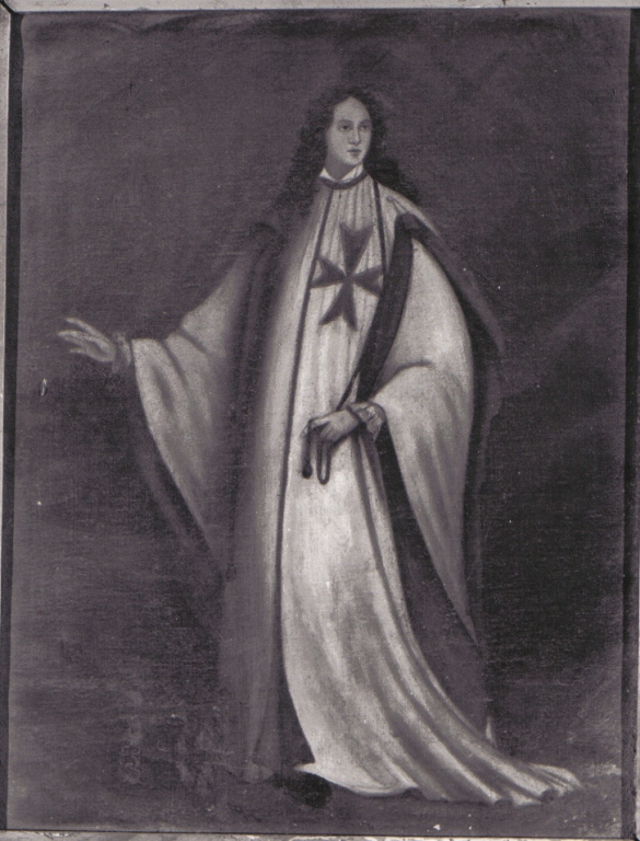 ritratto di Elio Tartaglia cavaliere di S. Stefano (dipinto) - ambito laziale (prima metà sec. XIX)