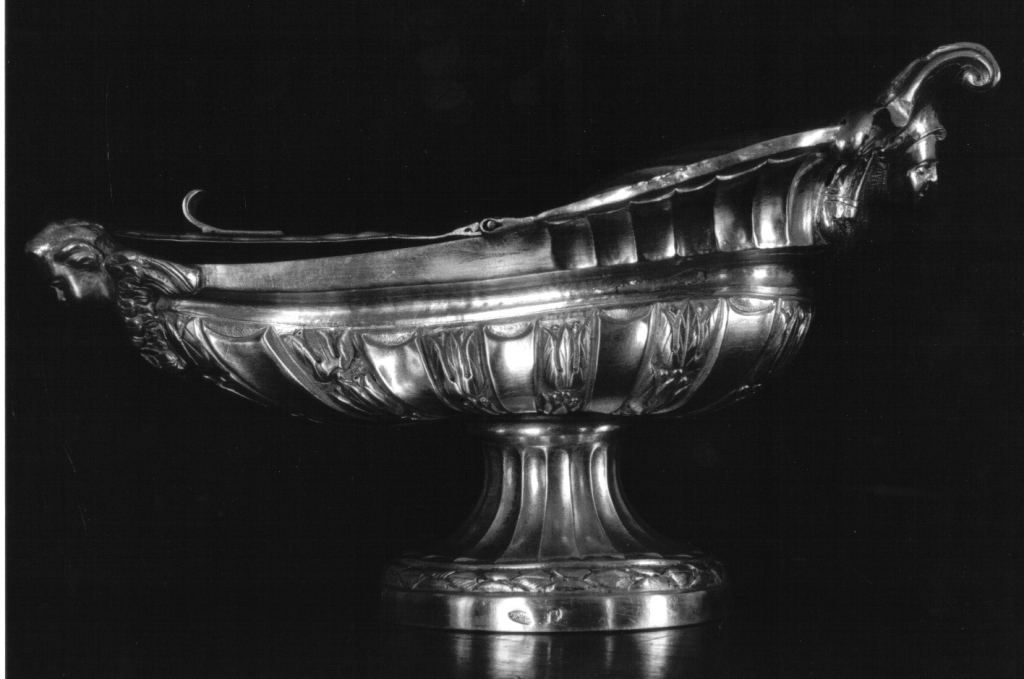 navicella portaincenso - ambito laziale (fine/inizio secc. XIX/ XX)